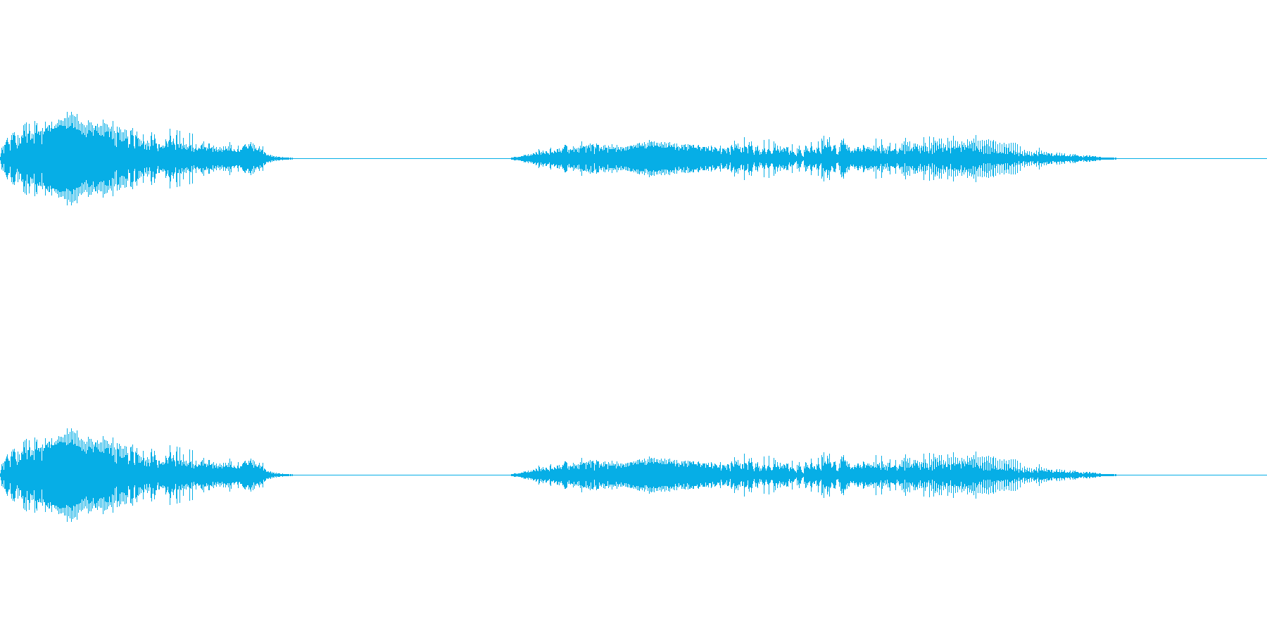 斬られた人のうめき声です。の再生済みの波形