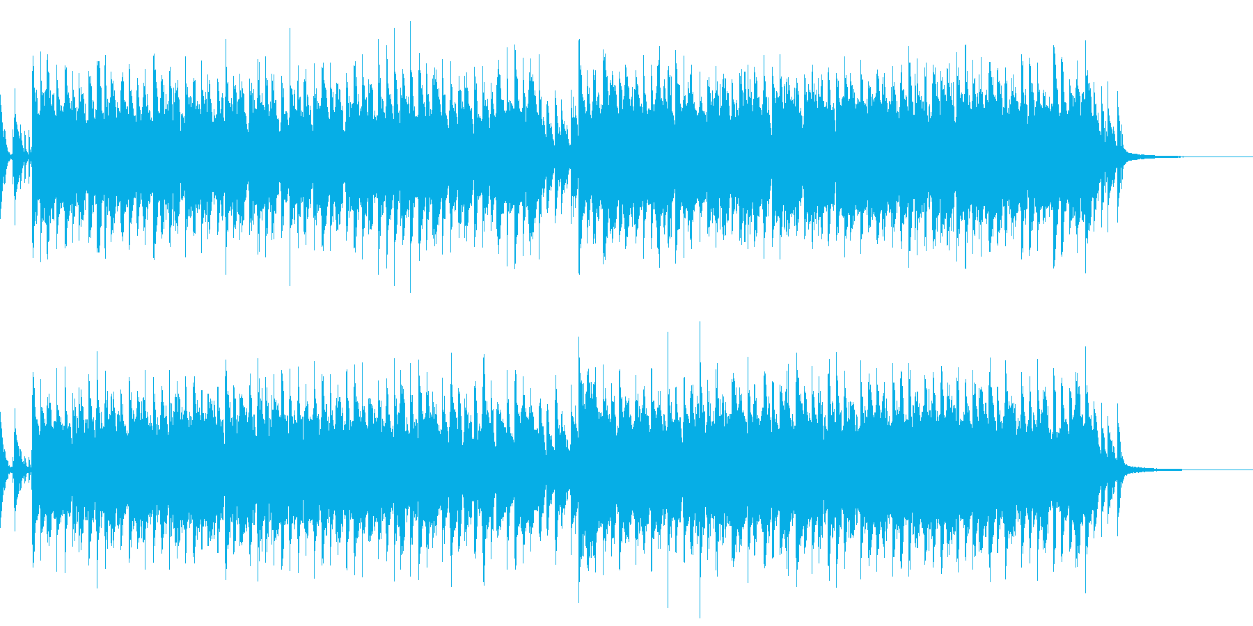エレキウクレレとエレクトロが融合した曲…の再生済みの波形
