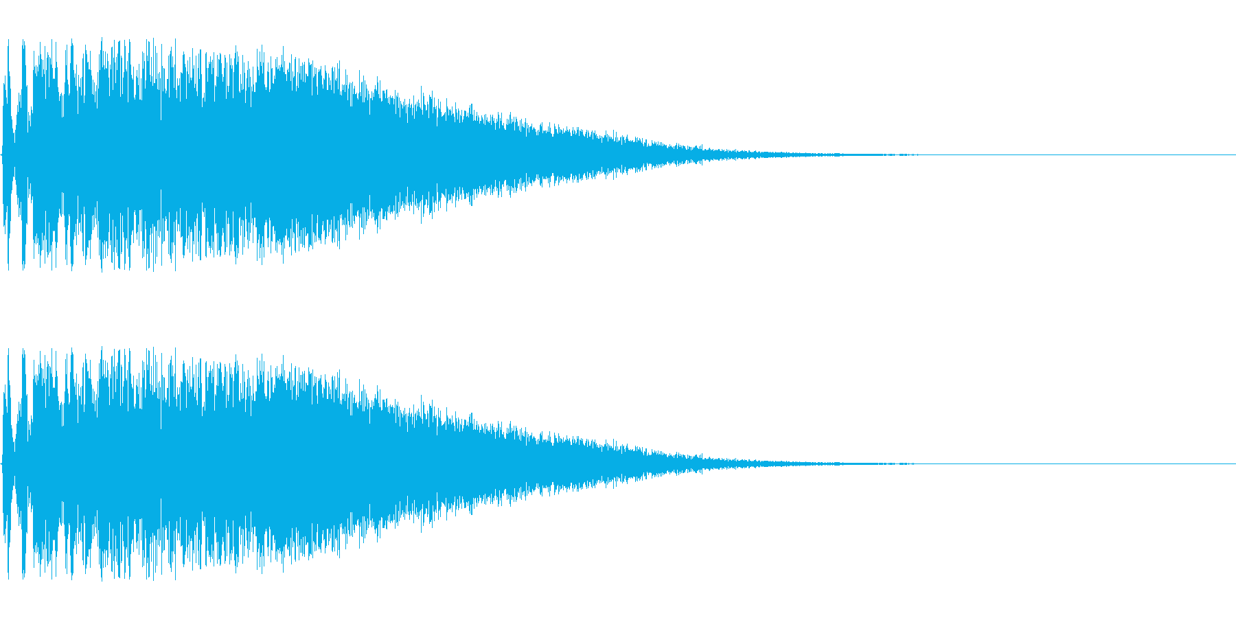 特撮にありそうな攻撃音の再生済みの波形