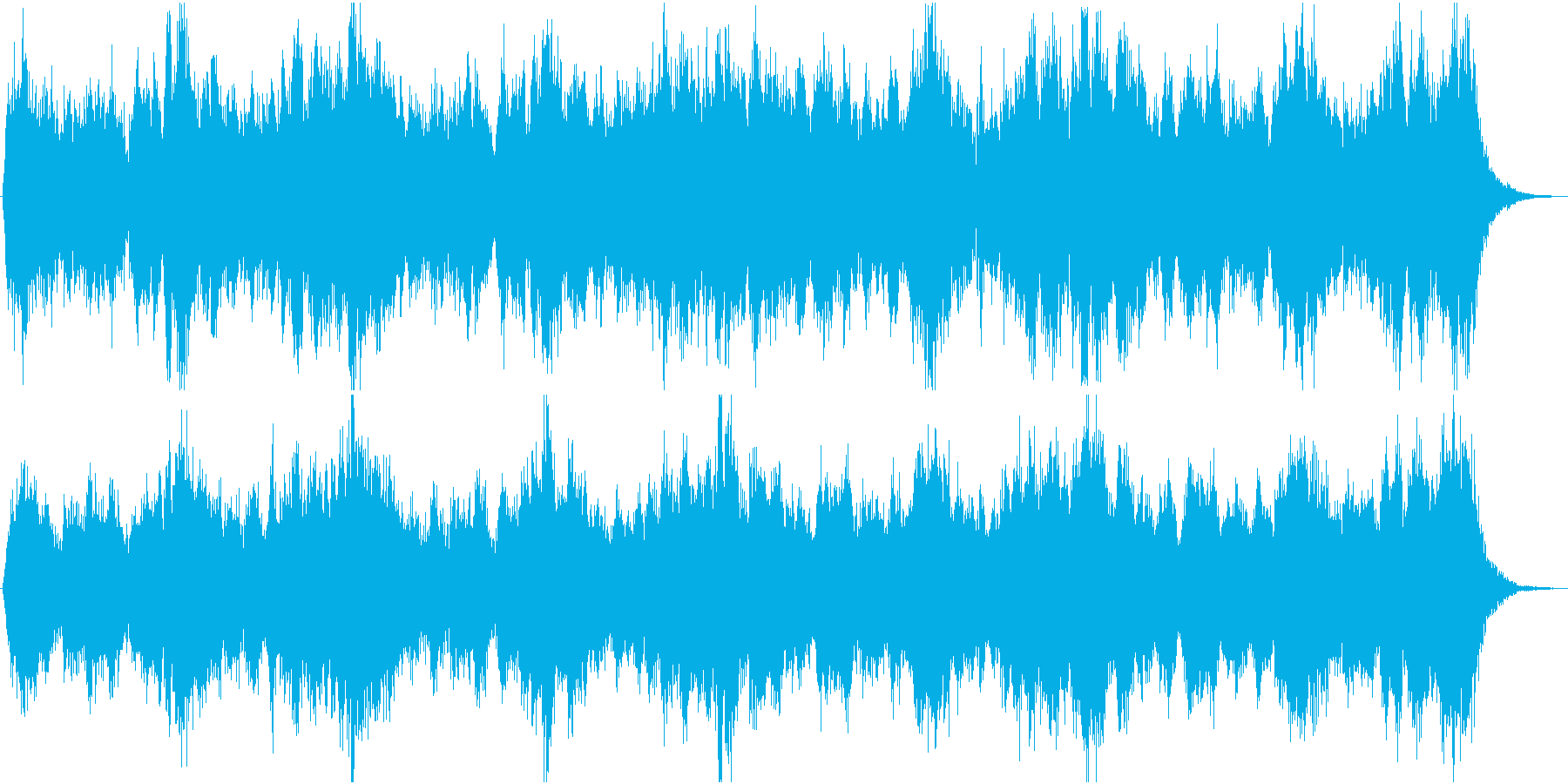 コミカルなオケ編曲の米国フォークソングの再生済みの波形