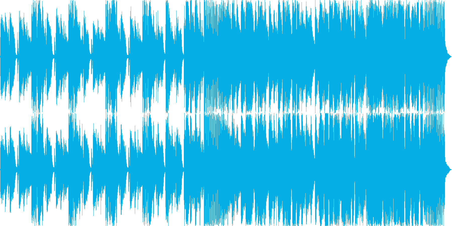 Jazzy_BGMの再生済みの波形