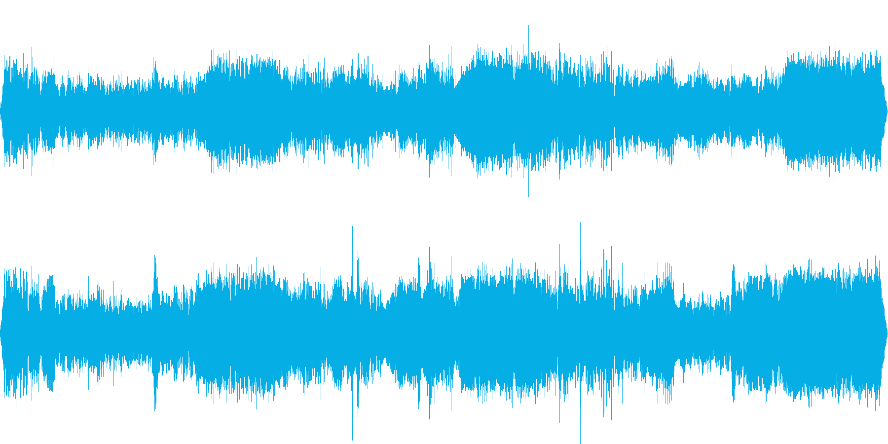 工事現場の重機音の再生済みの波形