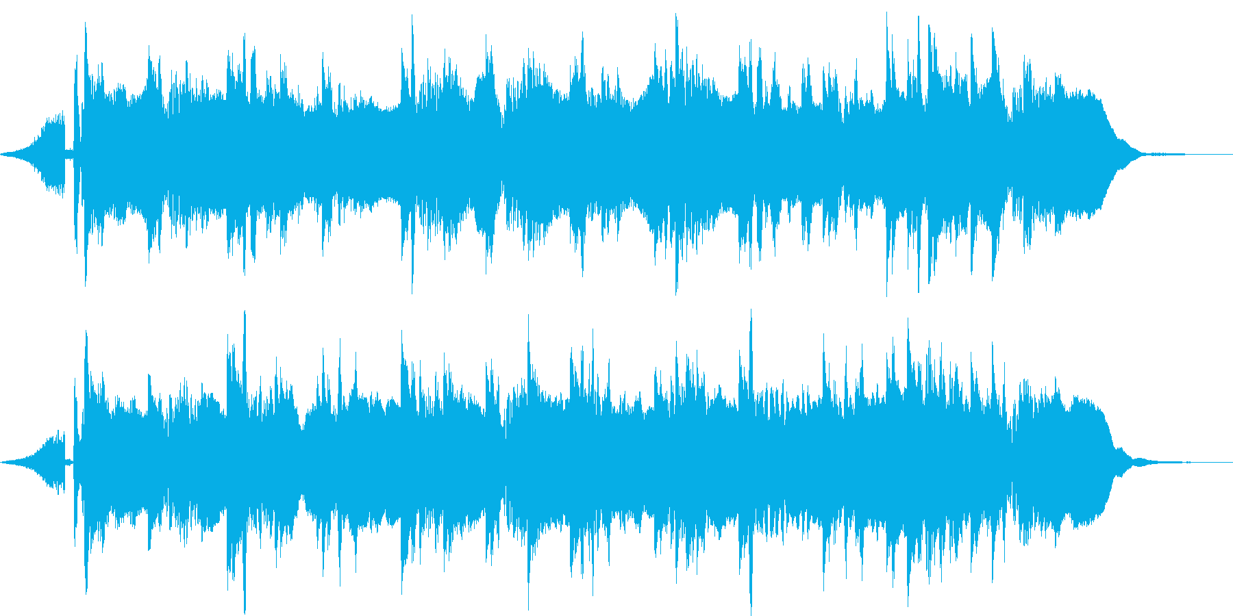 45秒ソング EDM ギターの再生済みの波形
