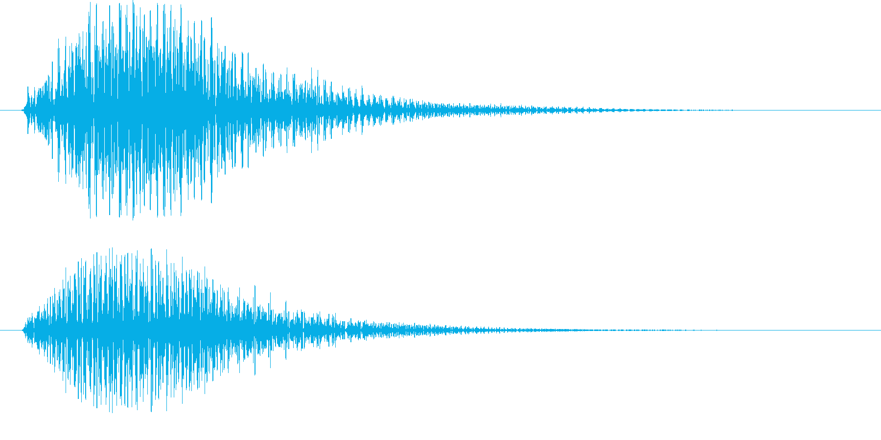 起動音やニュースなどに使えますの再生済みの波形