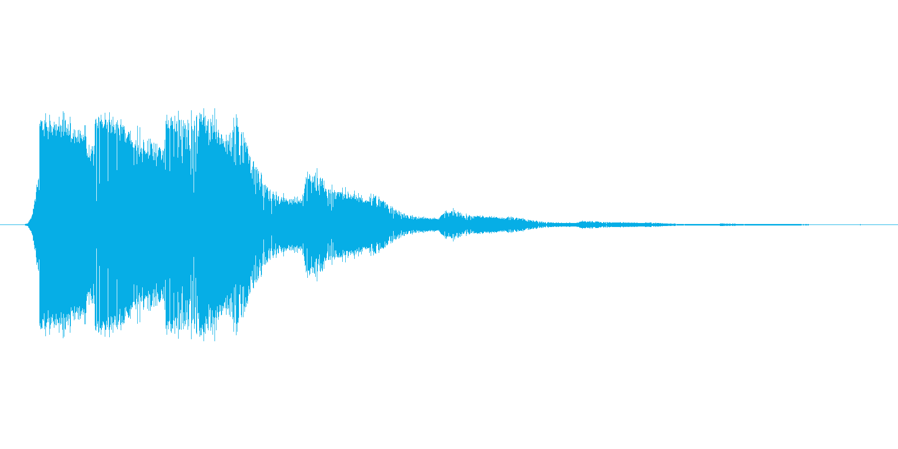 ファミコン風効果音決定音系です 01の再生済みの波形