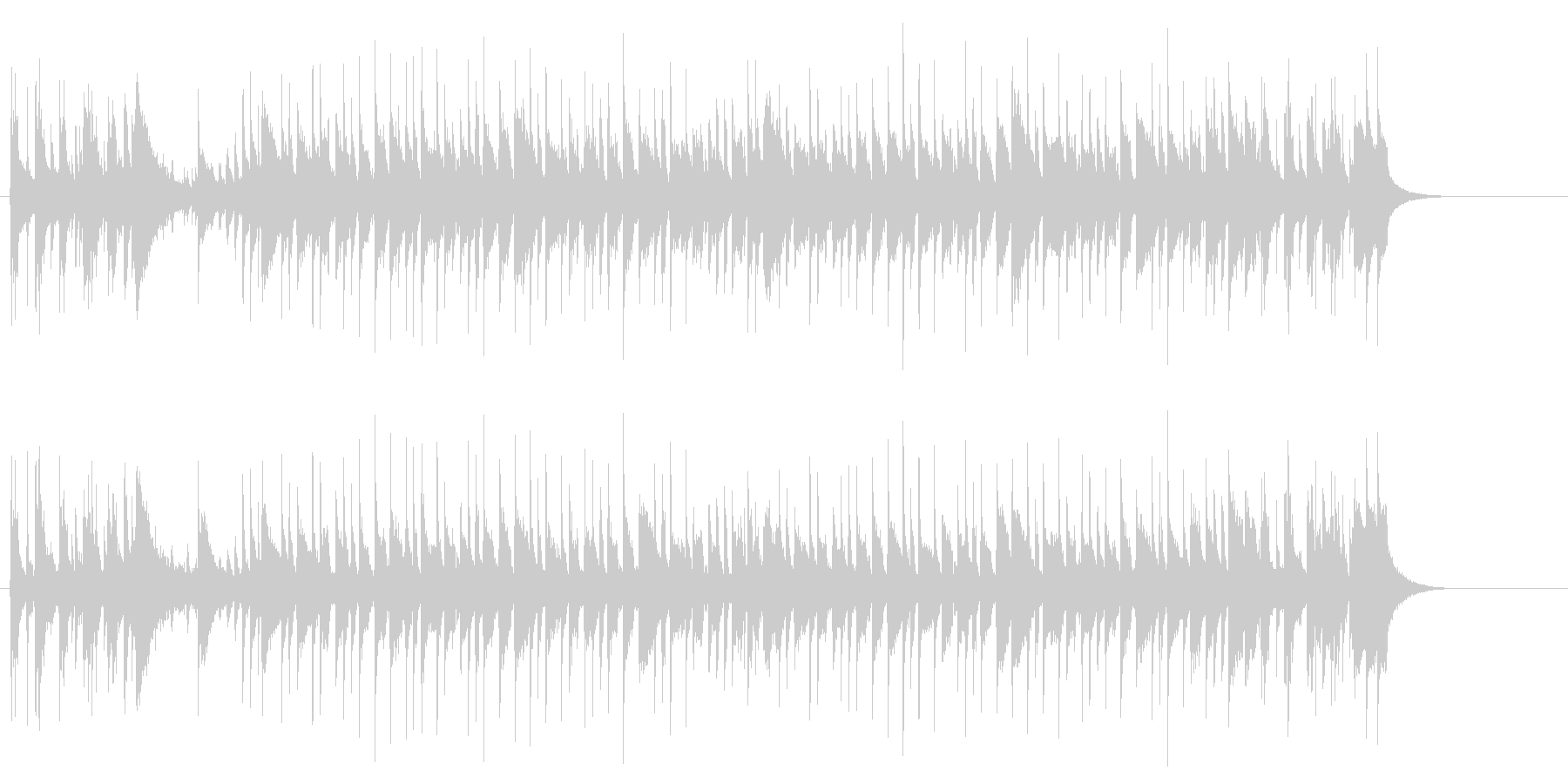 オープニングに最適な曲ですの未再生の波形