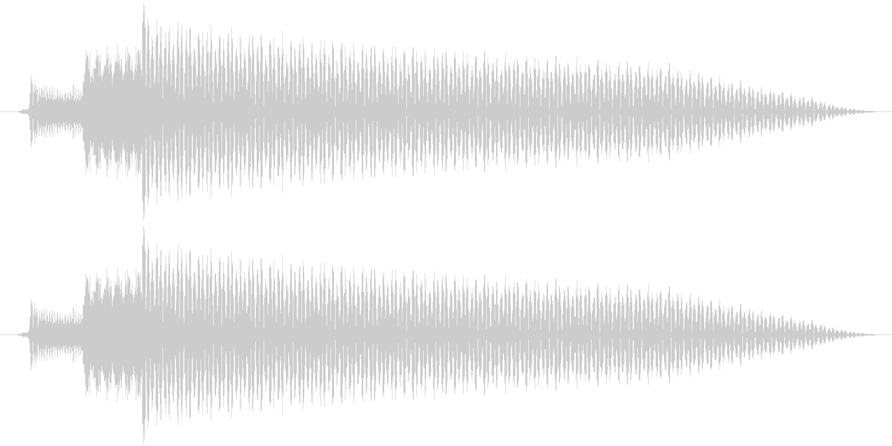 ベースの和音で穏やかな音色素材です。の未再生の波形
