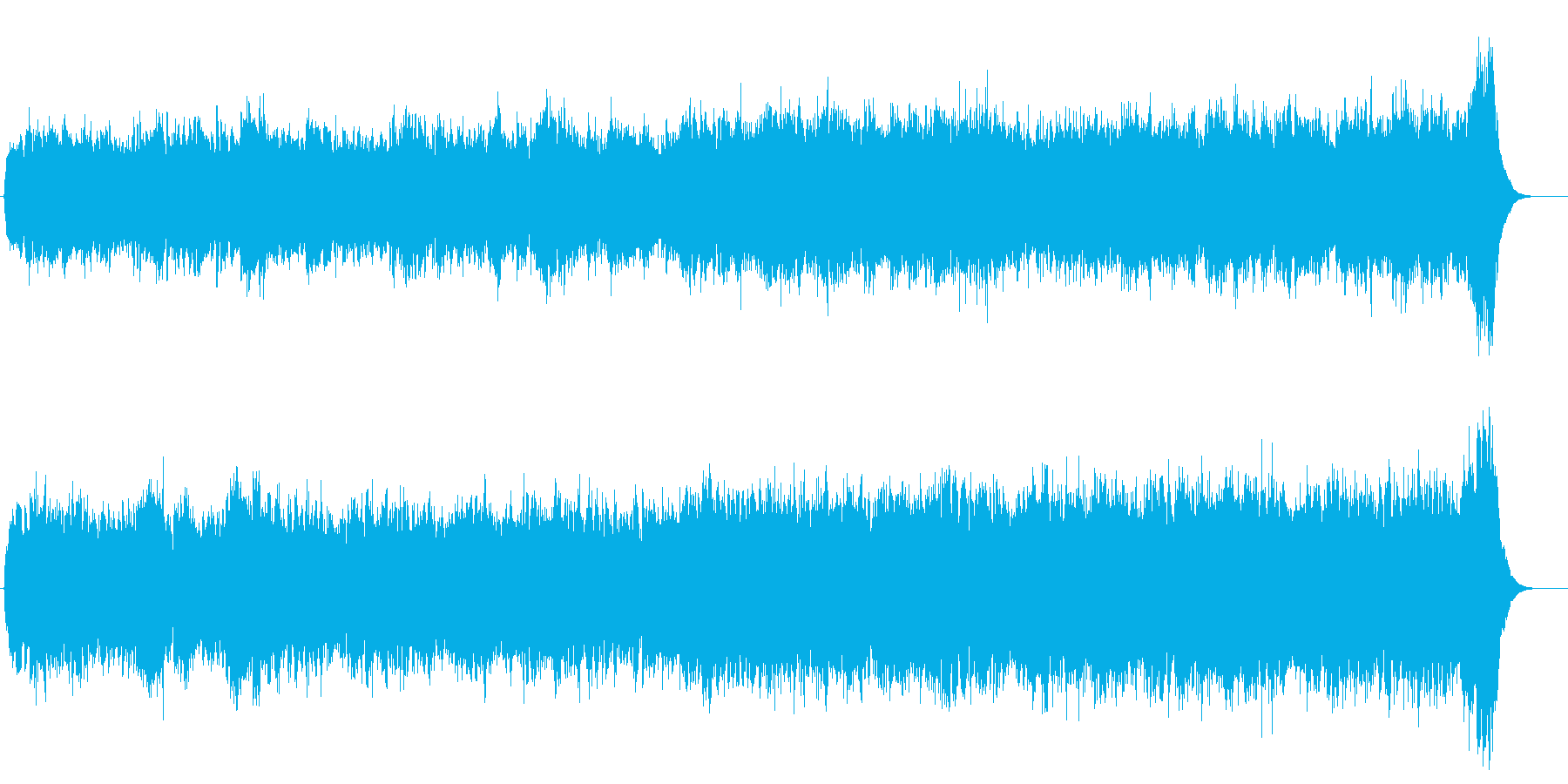 荘厳なパイプオルガンオリジナル曲の再生済みの波形