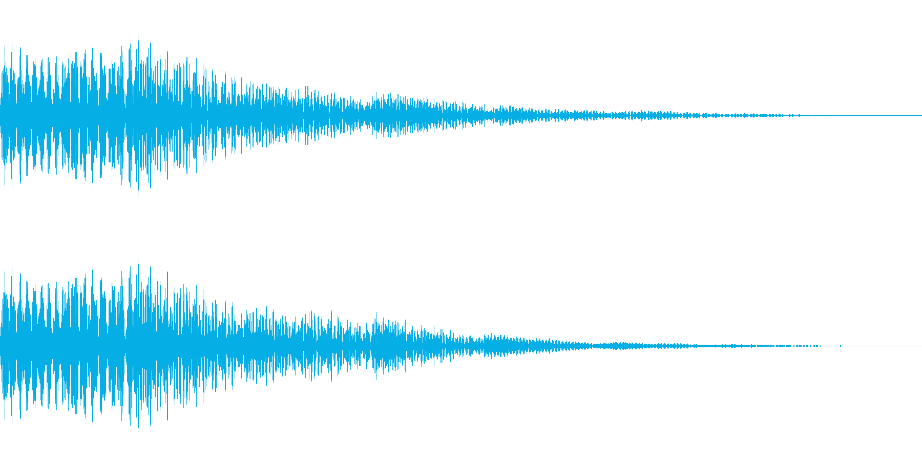 コロッとしたかわいいタッチ音です。の再生済みの波形