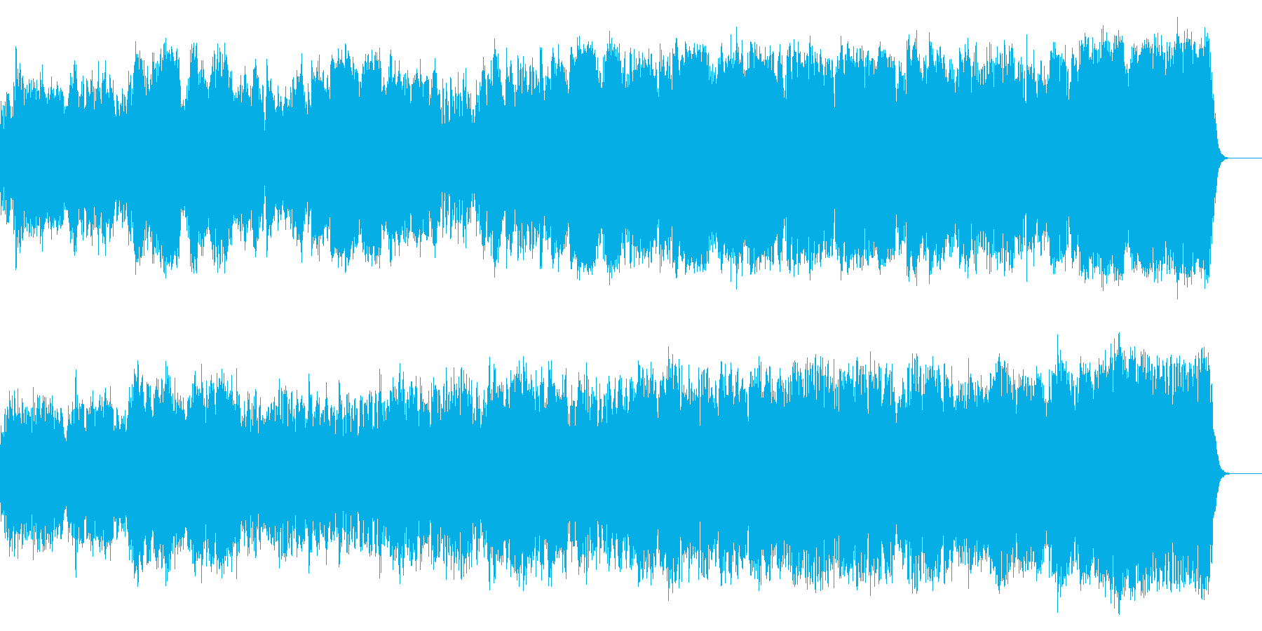 和風な幻想曲、オカリナで喜太郎風にしたの再生済みの波形