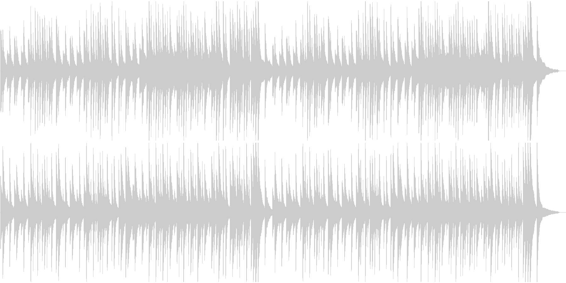 ピアノ名曲サティ 幻想的でゆったりの未再生の波形