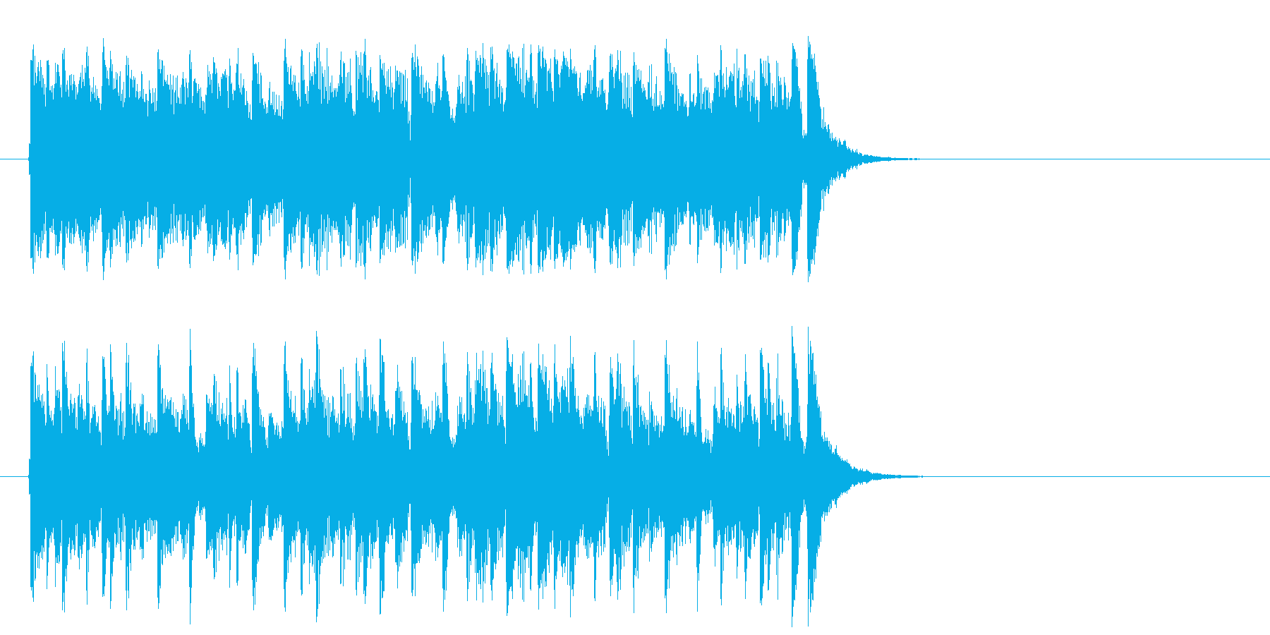 リゾート気分のポップ(サビ)の再生済みの波形