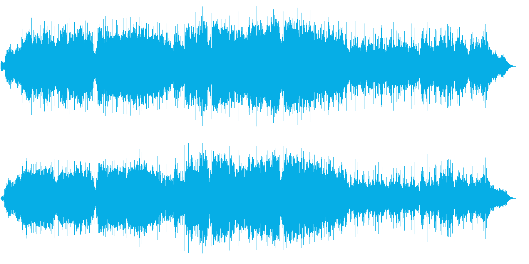 涙を誘うバラード:オカリナの再生済みの波形