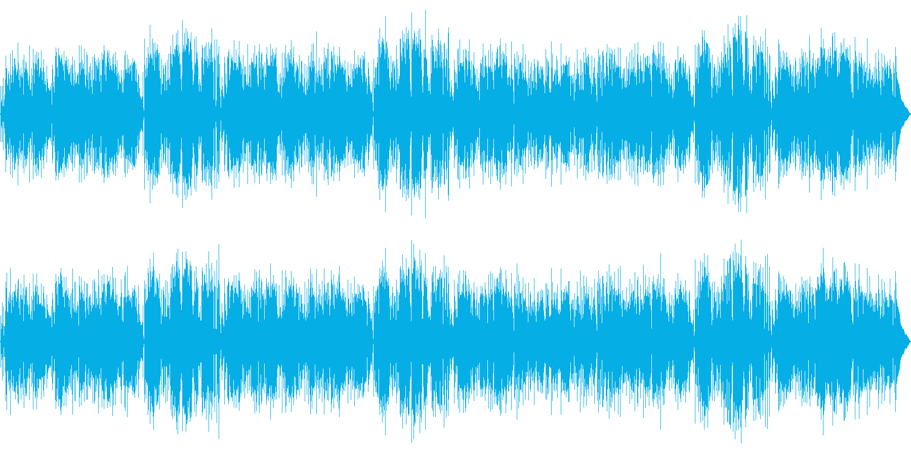 ほのぼのボサ ポップスの再生済みの波形