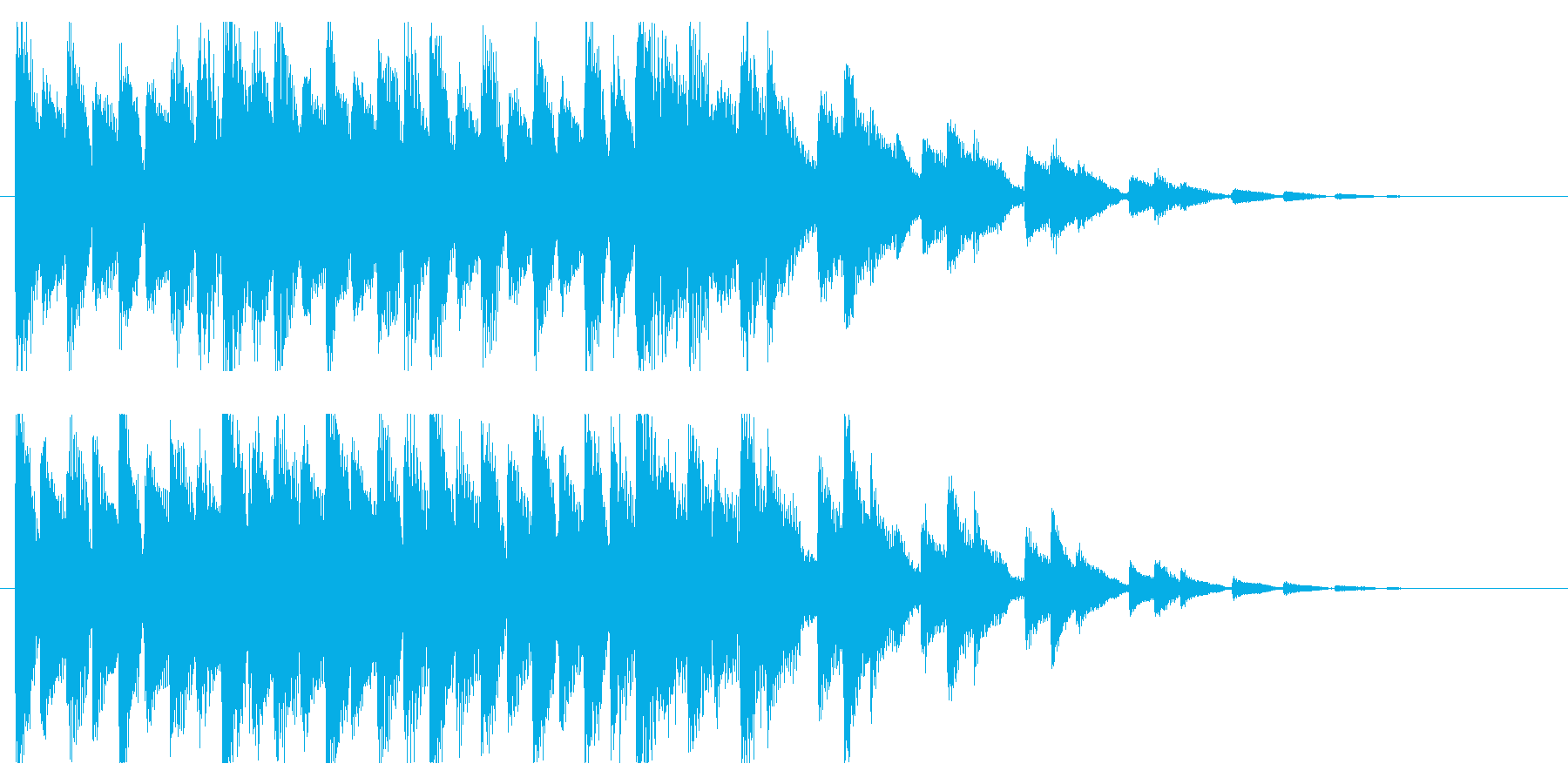 【君が景色に1】の再生済みの波形