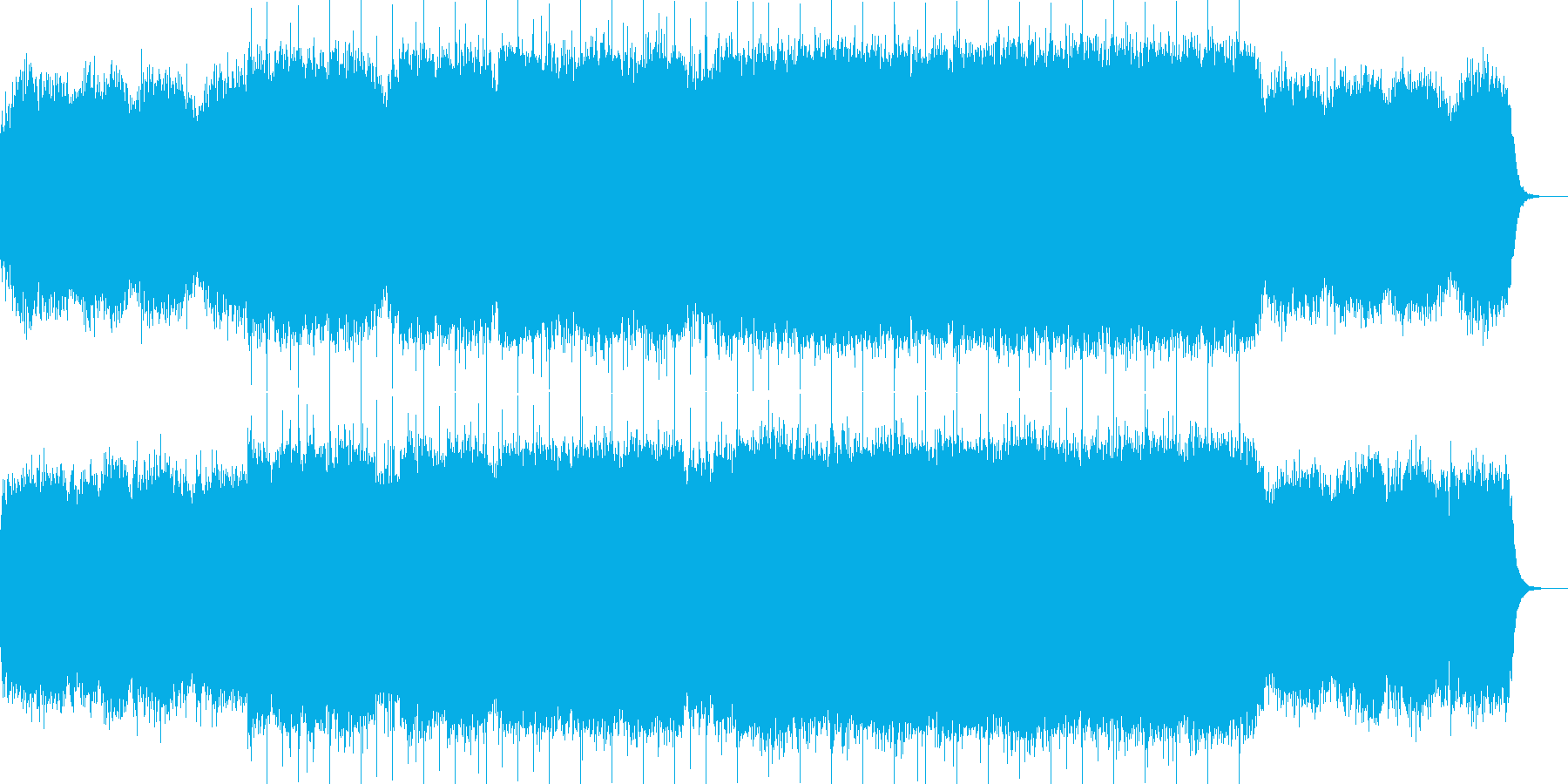 ストリングスが印象付ける幻想的な楽曲の再生済みの波形