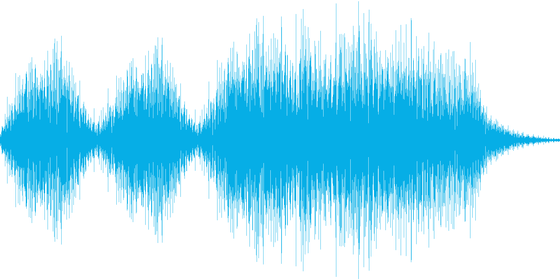 成功音の再生済みの波形