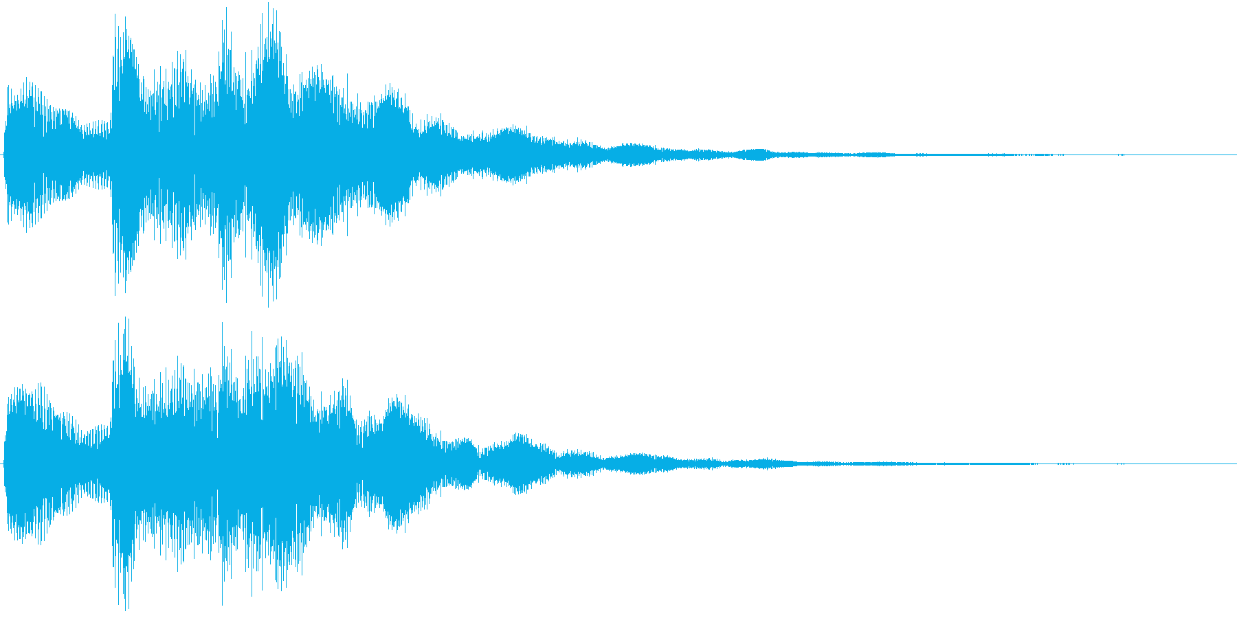 環境音系の効果音です。の再生済みの波形