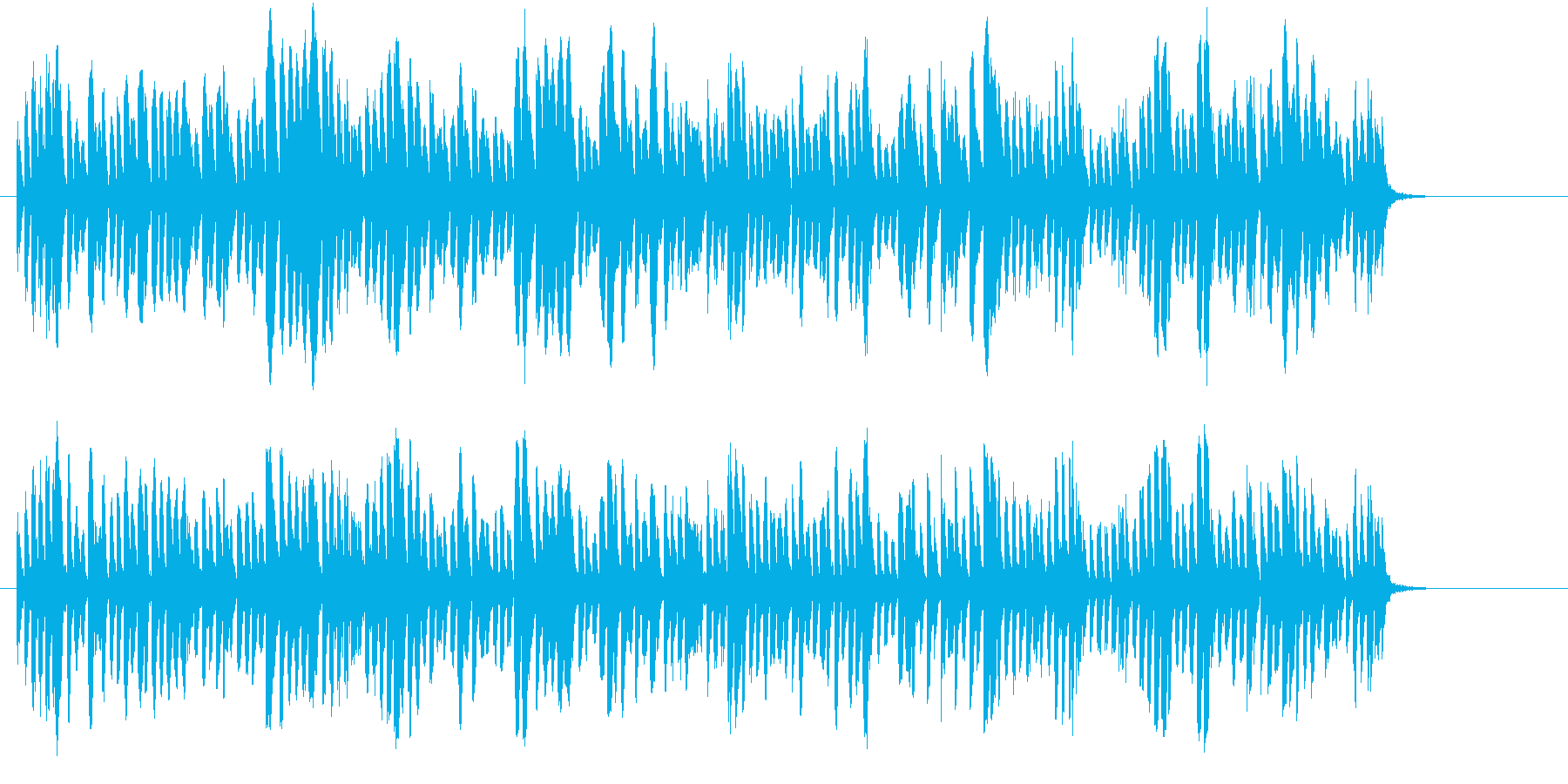 研究施設にて機械が作動している音の再生済みの波形