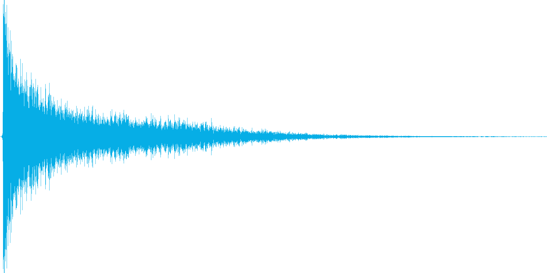 ガーン。驚愕・ショック音(高)の再生済みの波形
