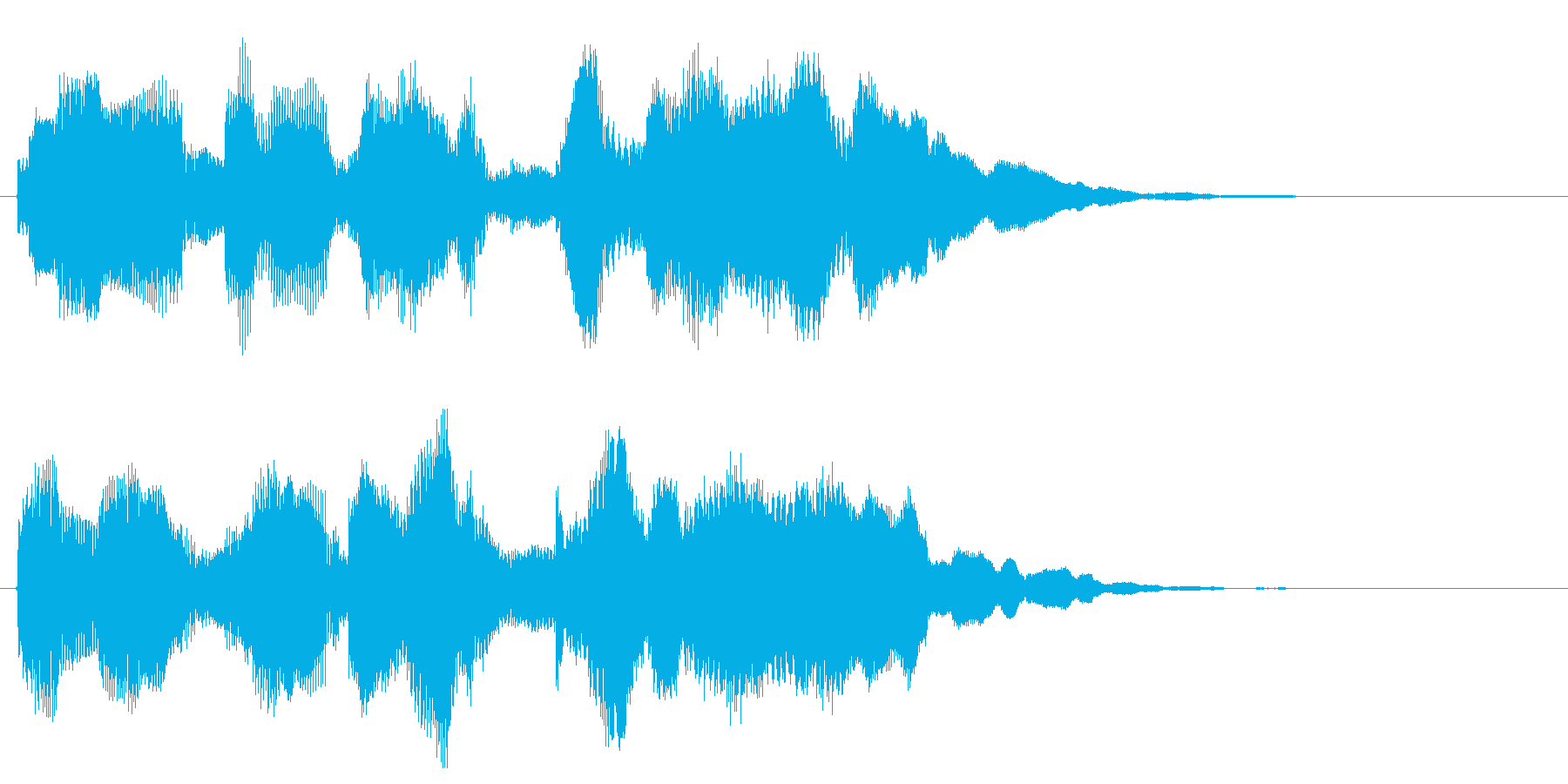 面白い音 楽しい音 変な音 バラエティの再生済みの波形