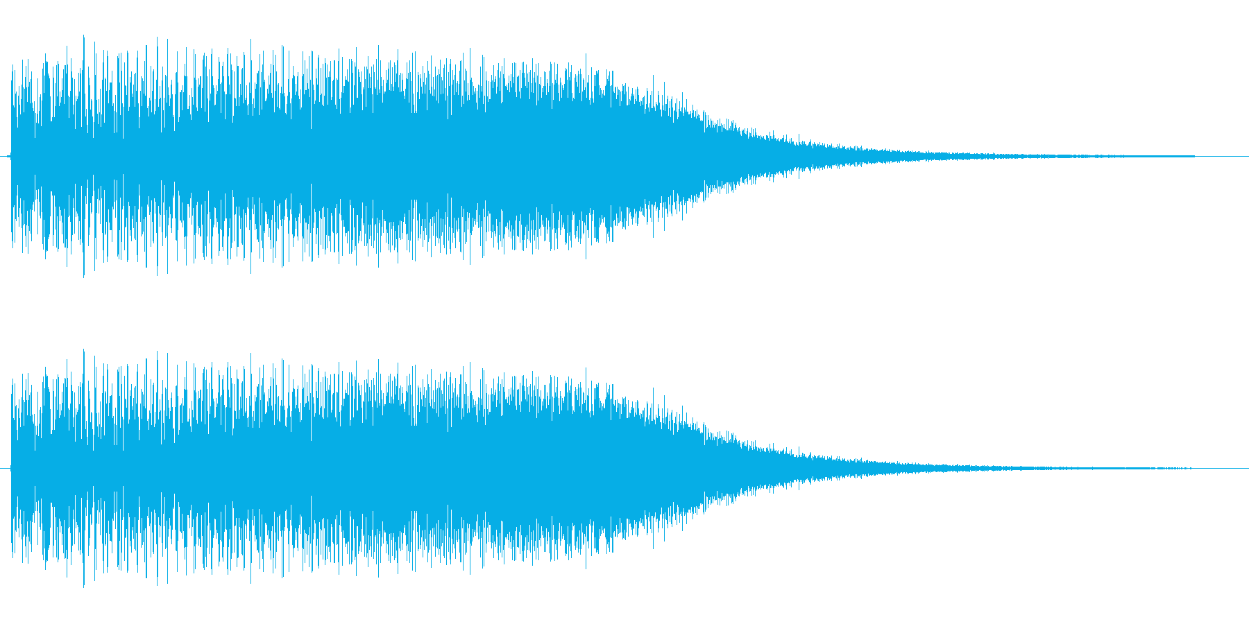 トゥルルルルルリン(場面転換向きの音源)の再生済みの波形