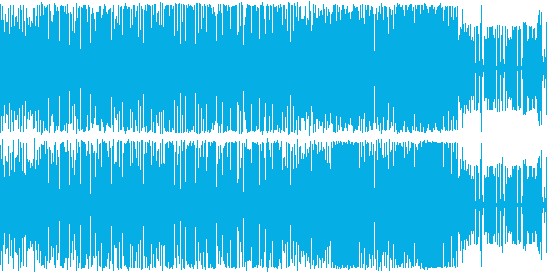 ロックンロールの原点から・ノリノリBGMの再生済みの波形