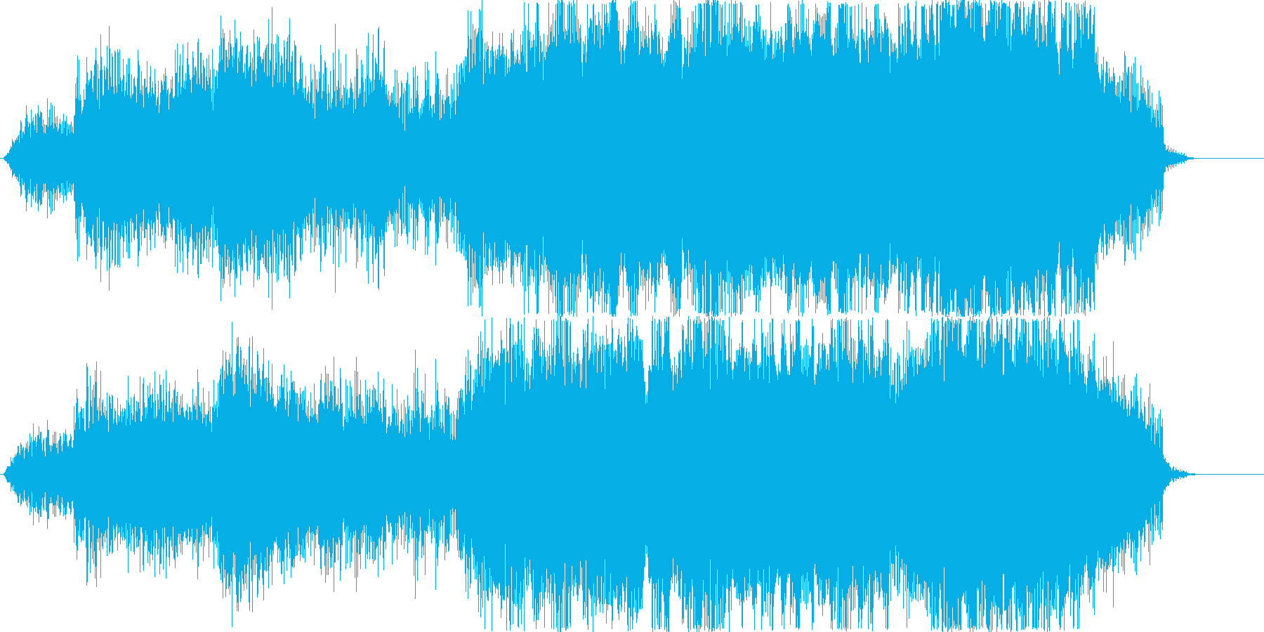 エネルギー充填音ぽいシンセの再生済みの波形