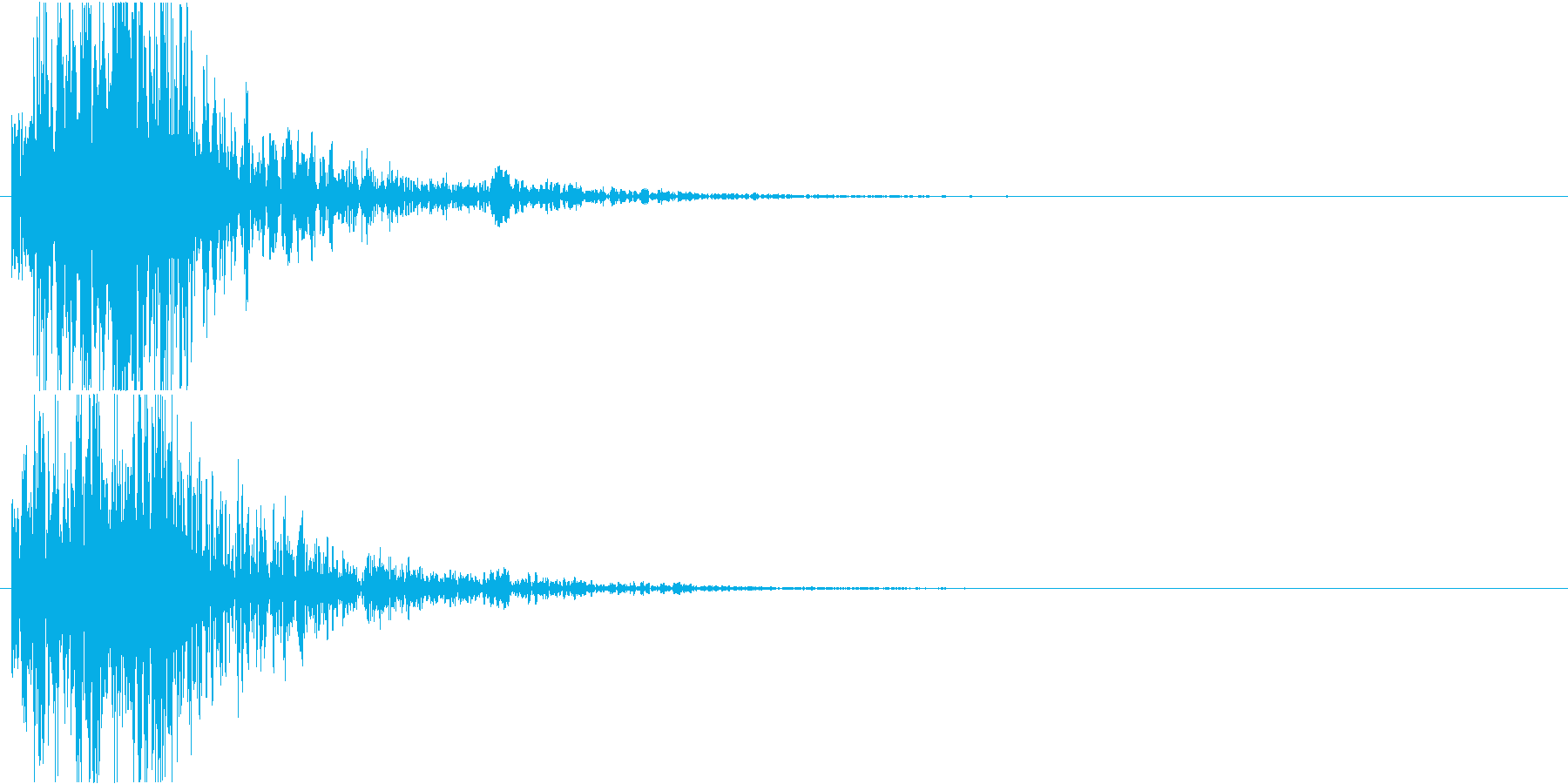 空間系を意識した短い効果音です。の再生済みの波形