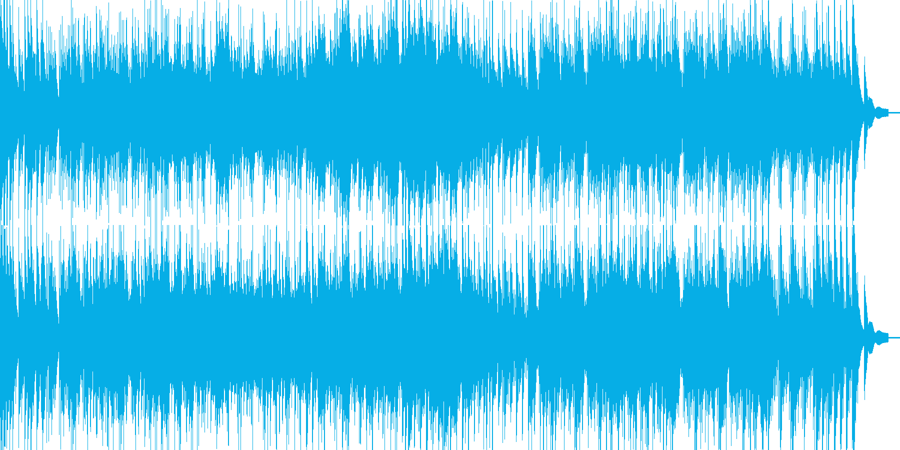 和風琴第九ベートーベンの琴曲の再生済みの波形
