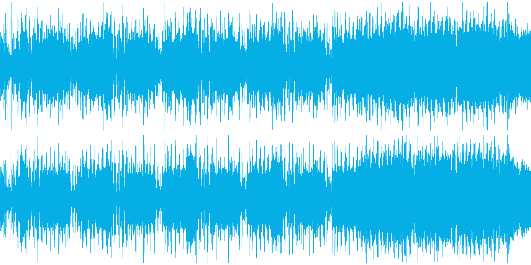 【アツく激しく/ロック/メタル/ギター】の再生済みの波形