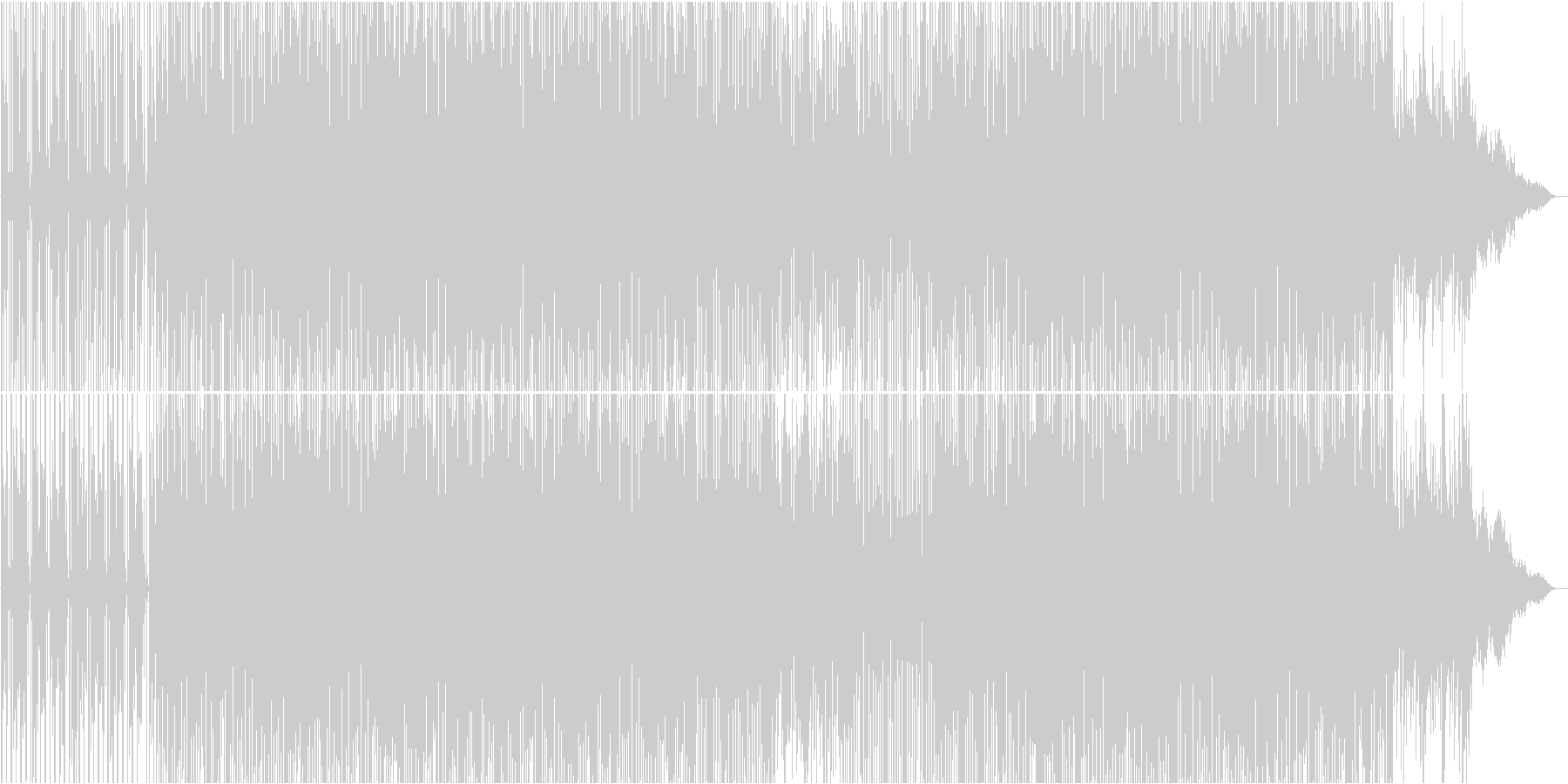 クールでおしゃれなファッション系音楽の未再生の波形