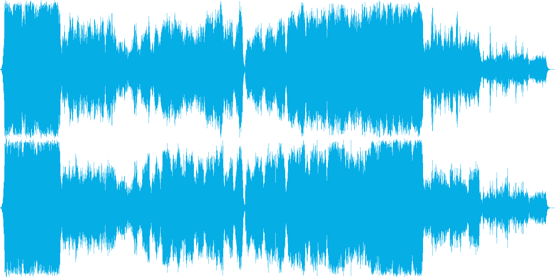 壮大な宇宙をテーマにしたクラシック音楽の再生済みの波形