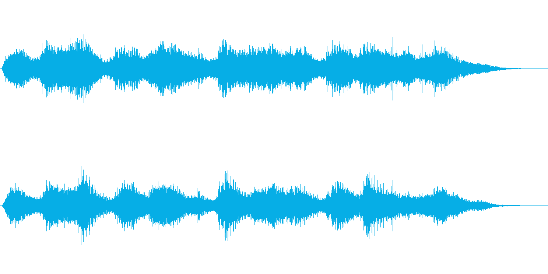 エスノな洞窟の中に吹くアンビエントな風音の再生済みの波形