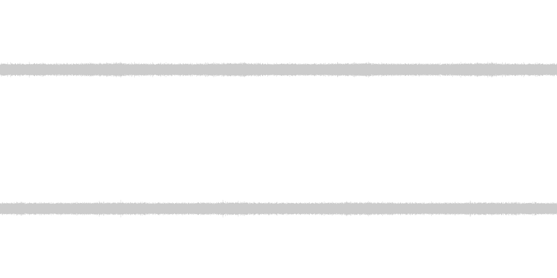 ザー(滝の流れる音)の未再生の波形