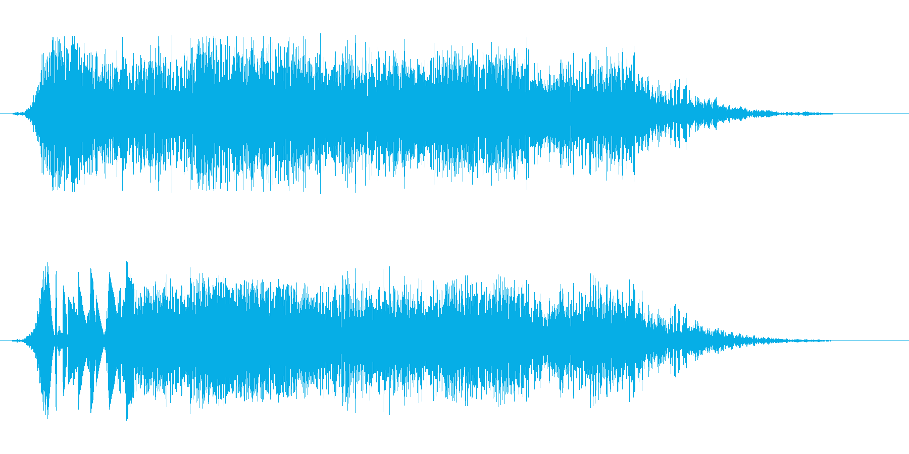 ぷしゅっ(エアー注入音)の再生済みの波形