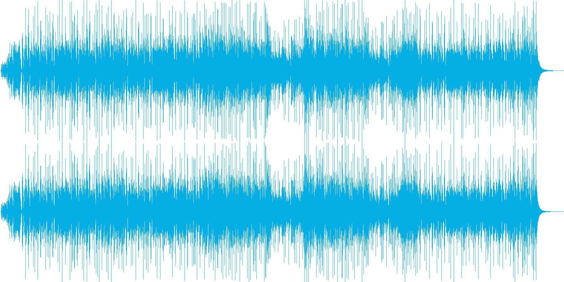 ジ・エンターテイナーのポップアレンジ曲の再生済みの波形