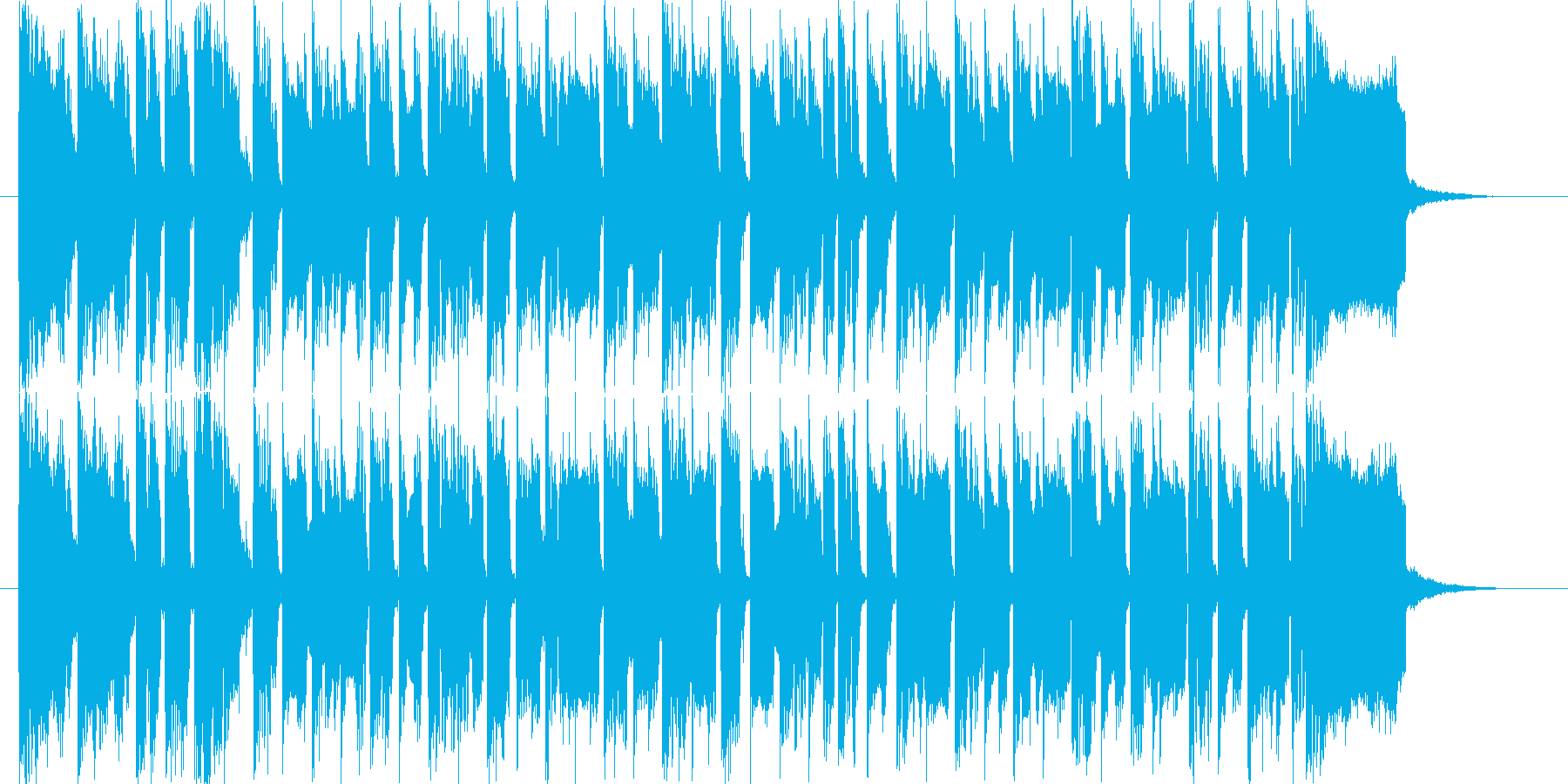 シンセがメロのほのぼのした曲です。の再生済みの波形