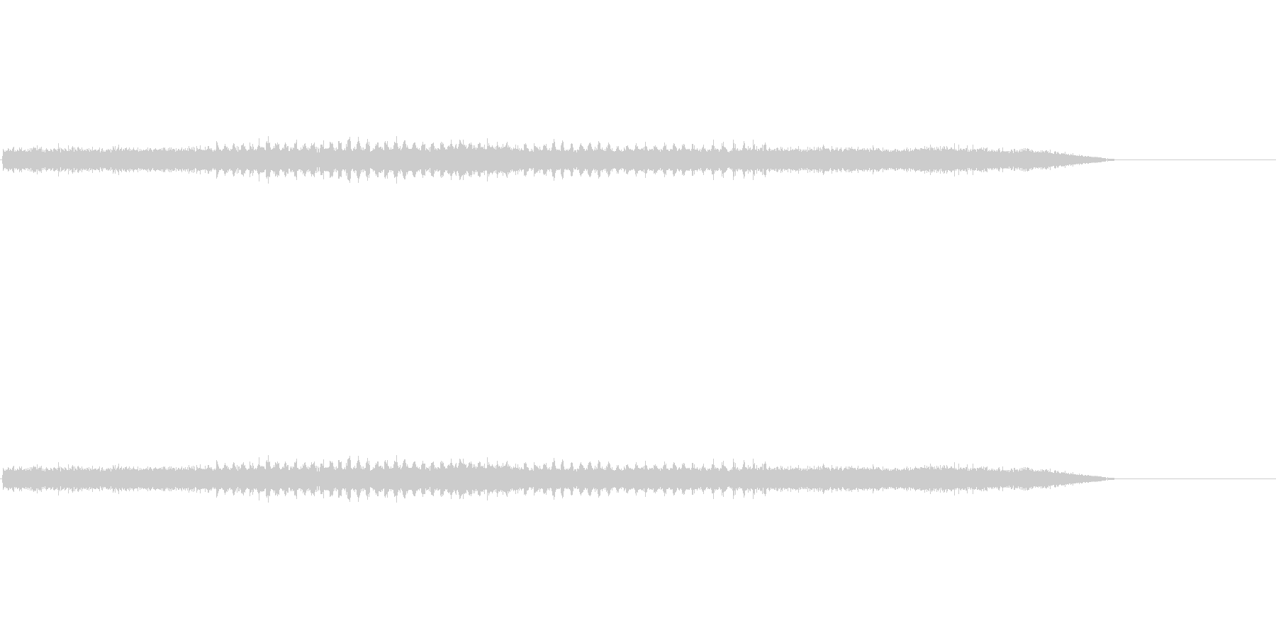 蜩(ひぐらし)の鳴き声カナカナカナ・・・の未再生の波形
