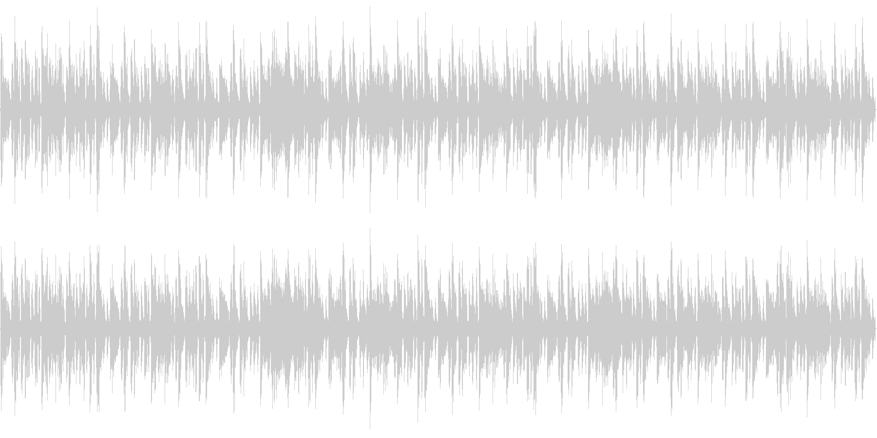 クラブBGM、DJライブBGMの未再生の波形