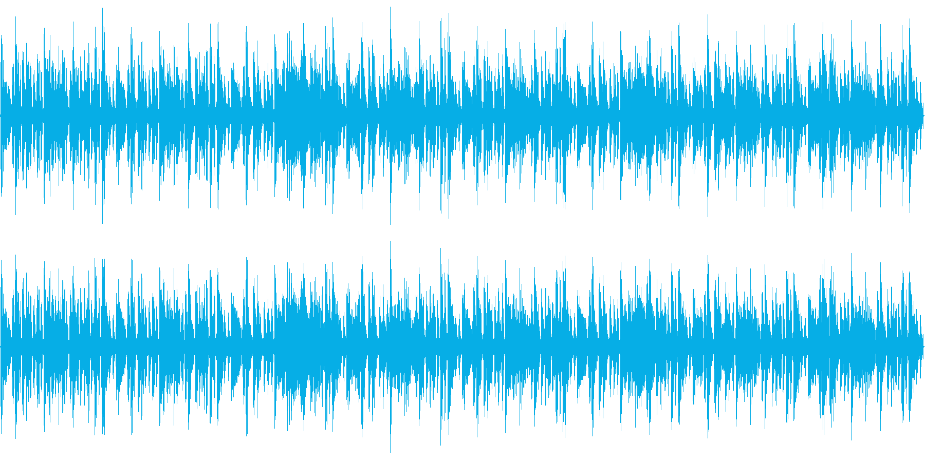 クラブBGM、DJライブBGMの再生済みの波形
