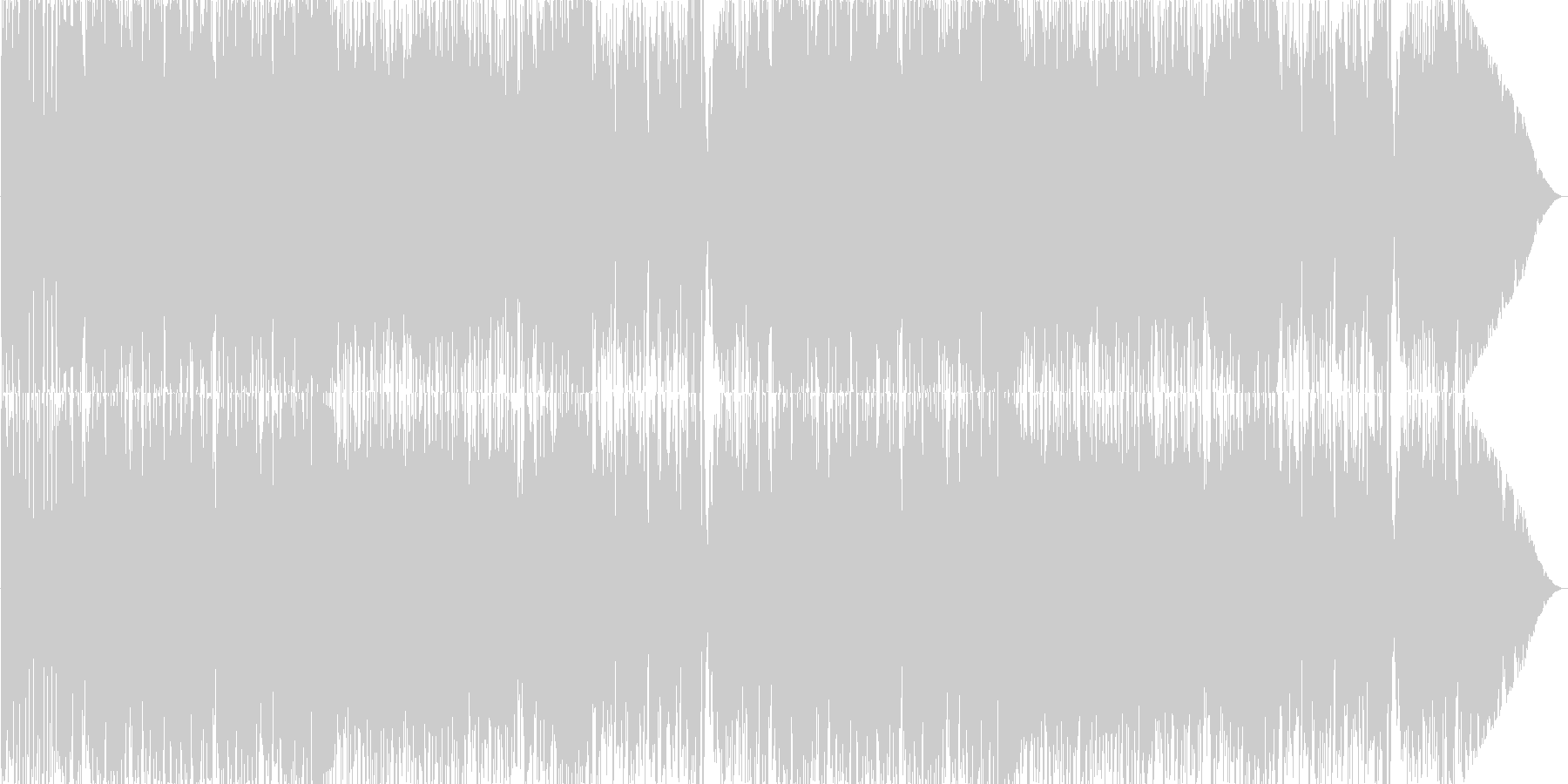 アップテンポなバトル曲。勇敢で前向きの未再生の波形