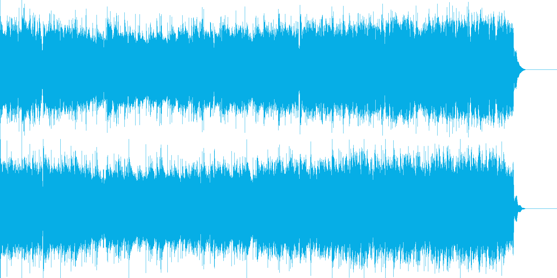アップテンポな楽曲です。特に使用制限も…の再生済みの波形