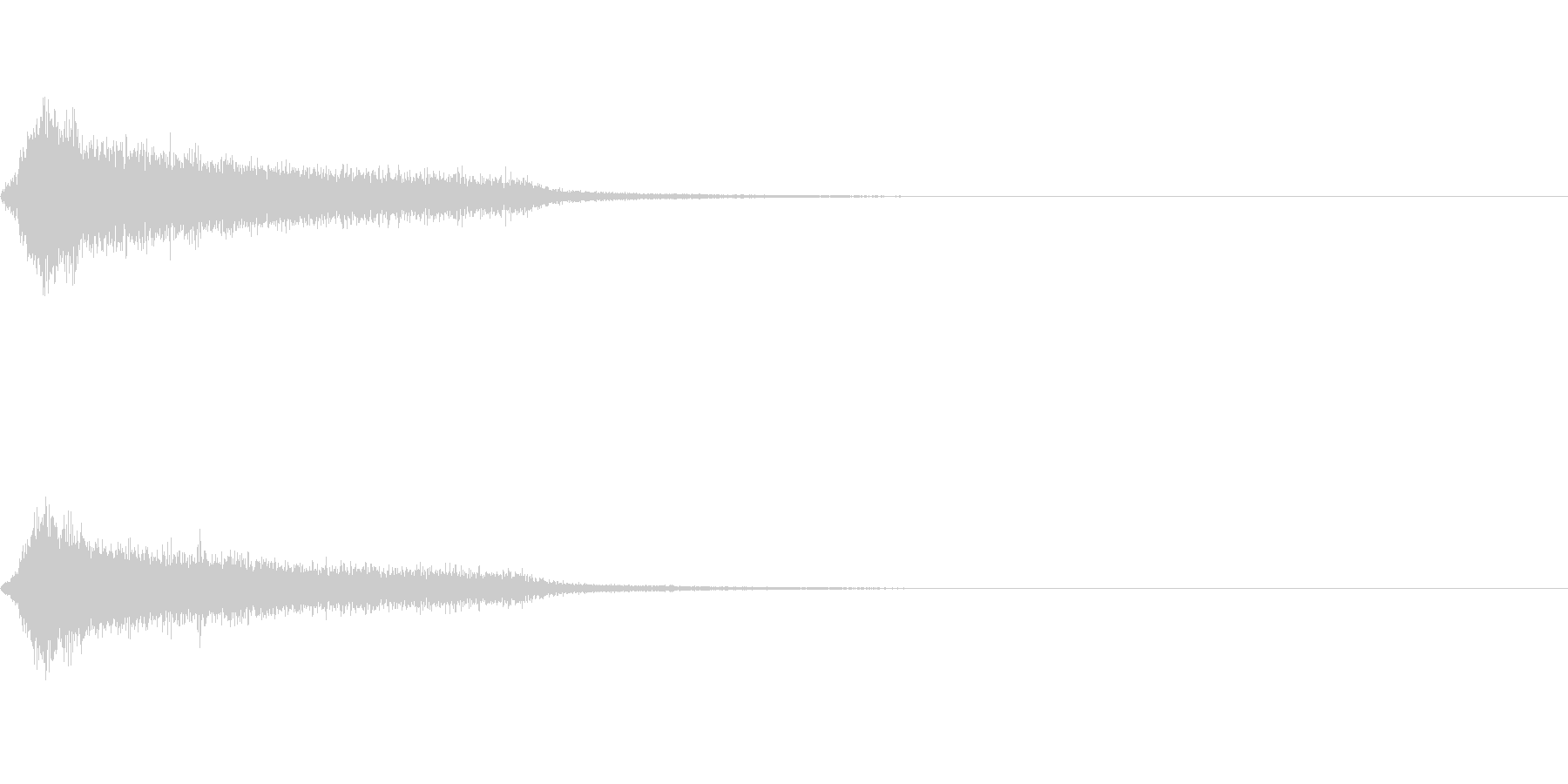 効果音 ホラー その4の未再生の波形