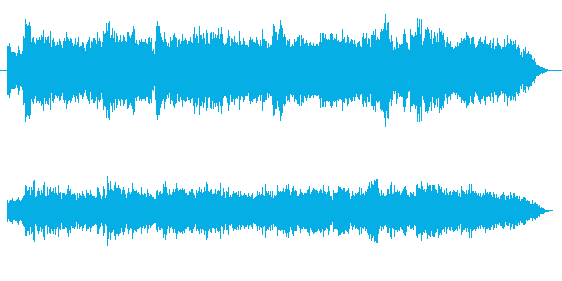 オーボエの切ないSoloの再生済みの波形