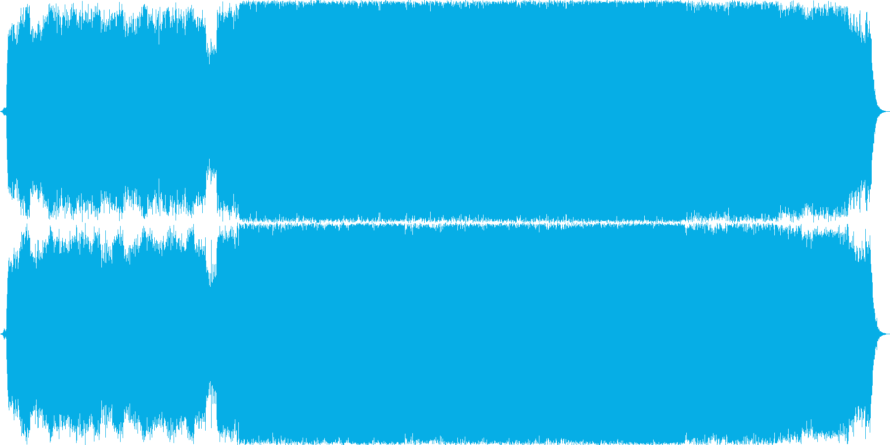 トランス Euphoric 旅路 近未来の再生済みの波形