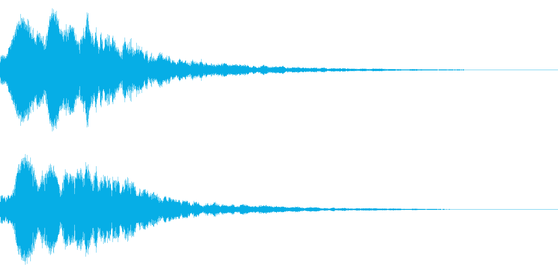 明るいテロップ音 ボタン音 決定音!06の再生済みの波形
