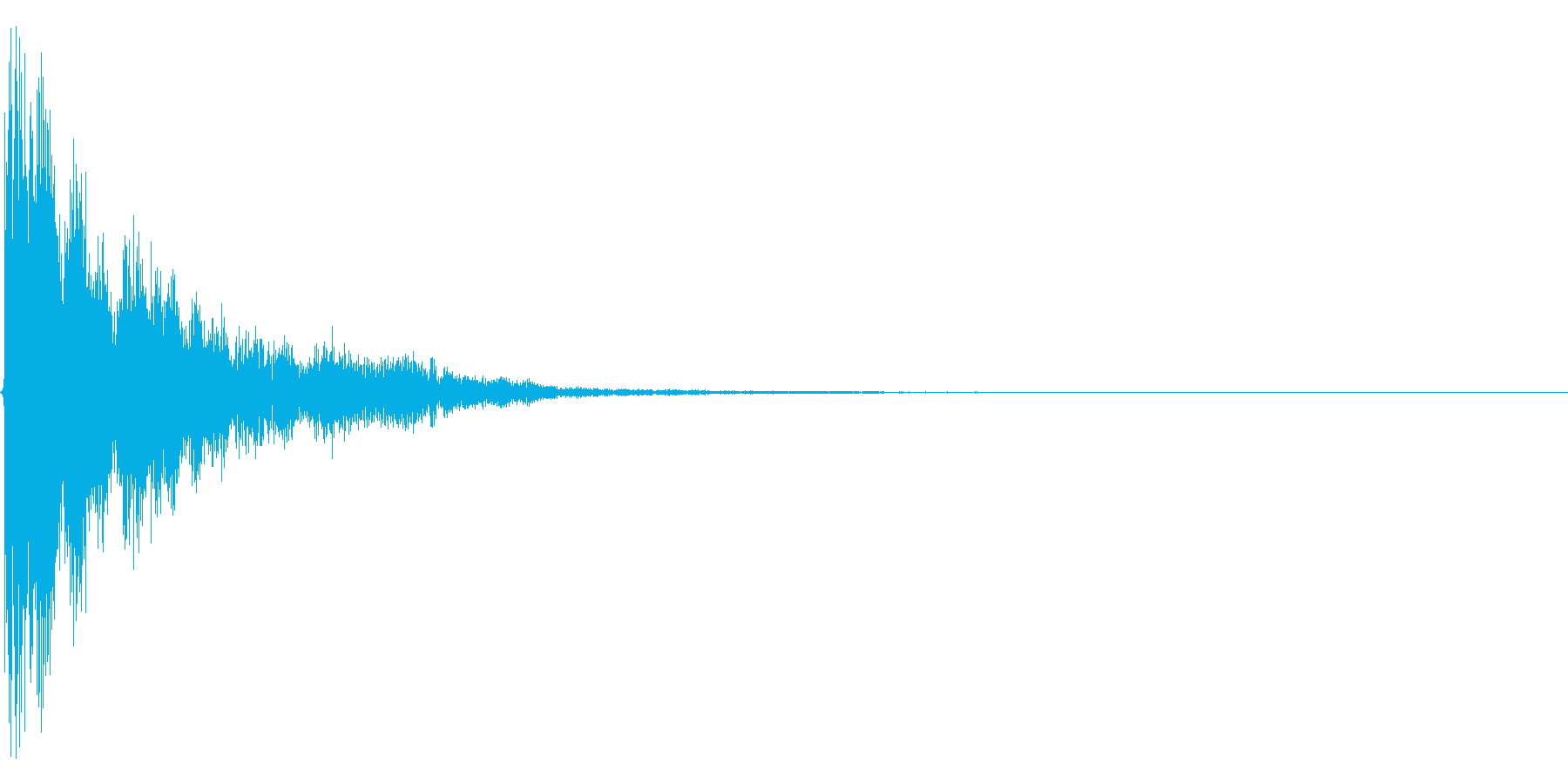 汎用的なシステム音の再生済みの波形
