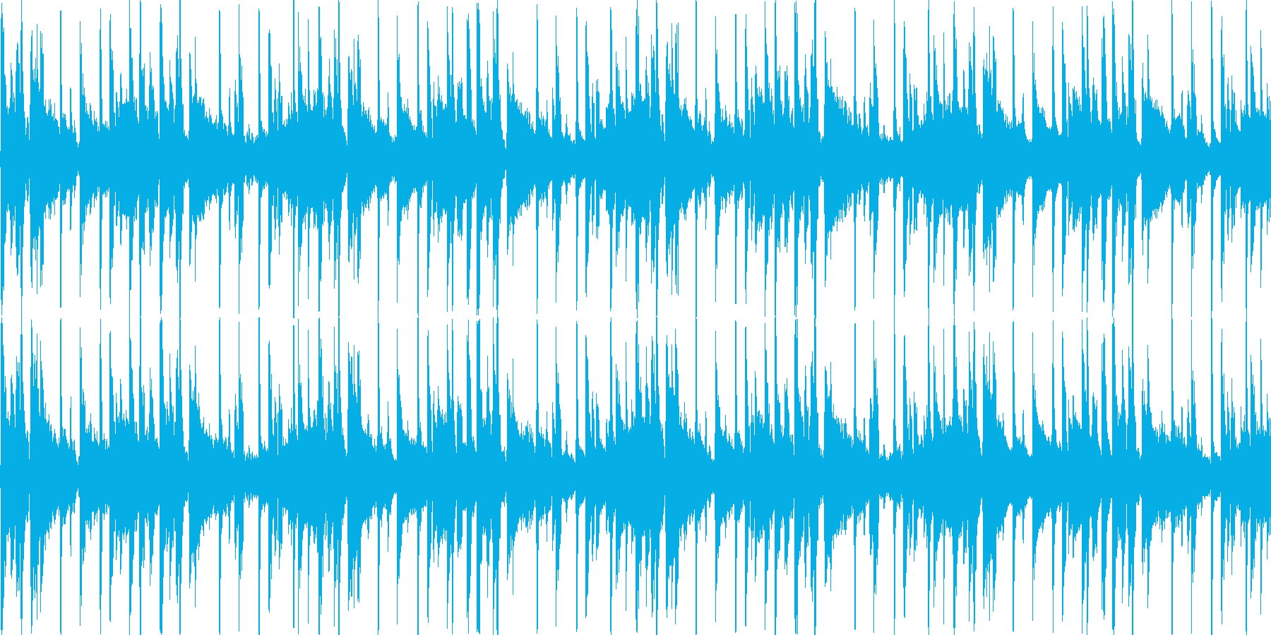 ヒップホップを感じる楽曲です。の再生済みの波形