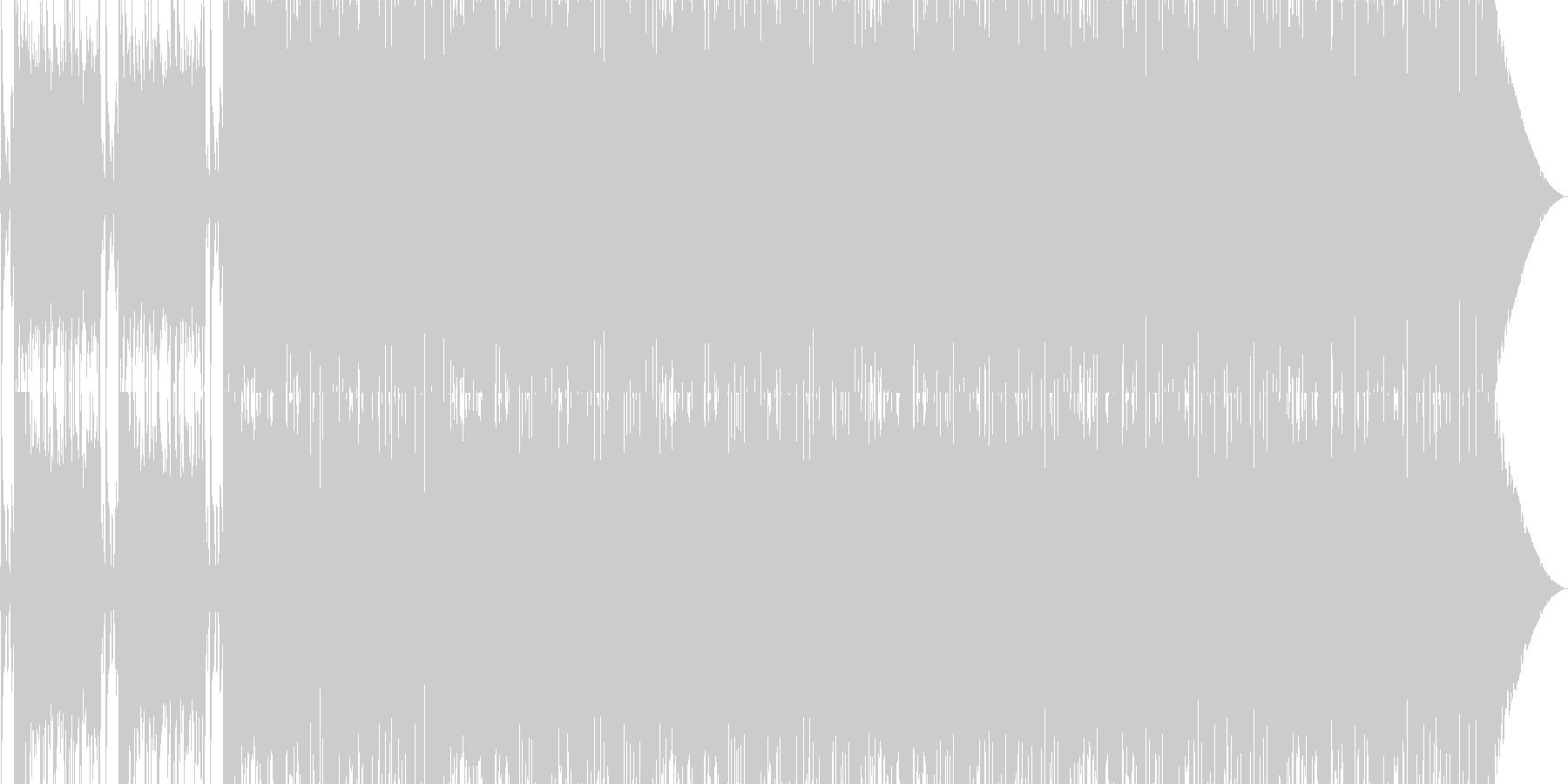 mp3 / 44.1kHz / 320…の未再生の波形